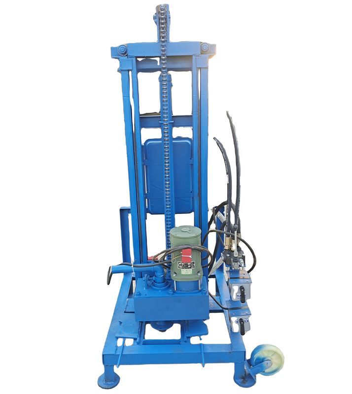 เครื่องเจาะบ่อน้ําแบบพกพา 60V 1500W เครื่องเจาะบ่อน้ําขนาด 100m ความลึก 100 - 300mm Dia
