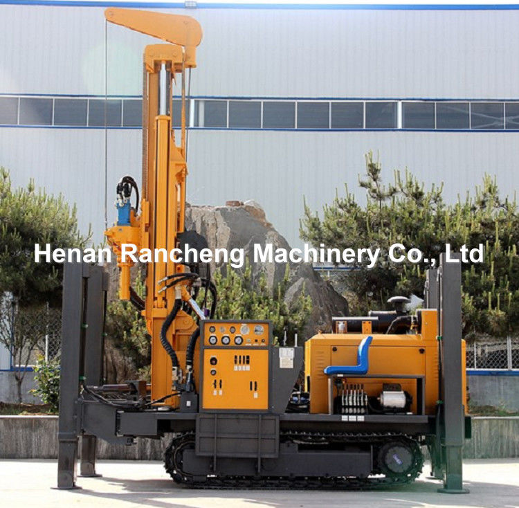 เครื่องเจาะบ่อน้ําน้ําแบบไฮดรอลิก ขนาด 260m Deep Crawler Mounted