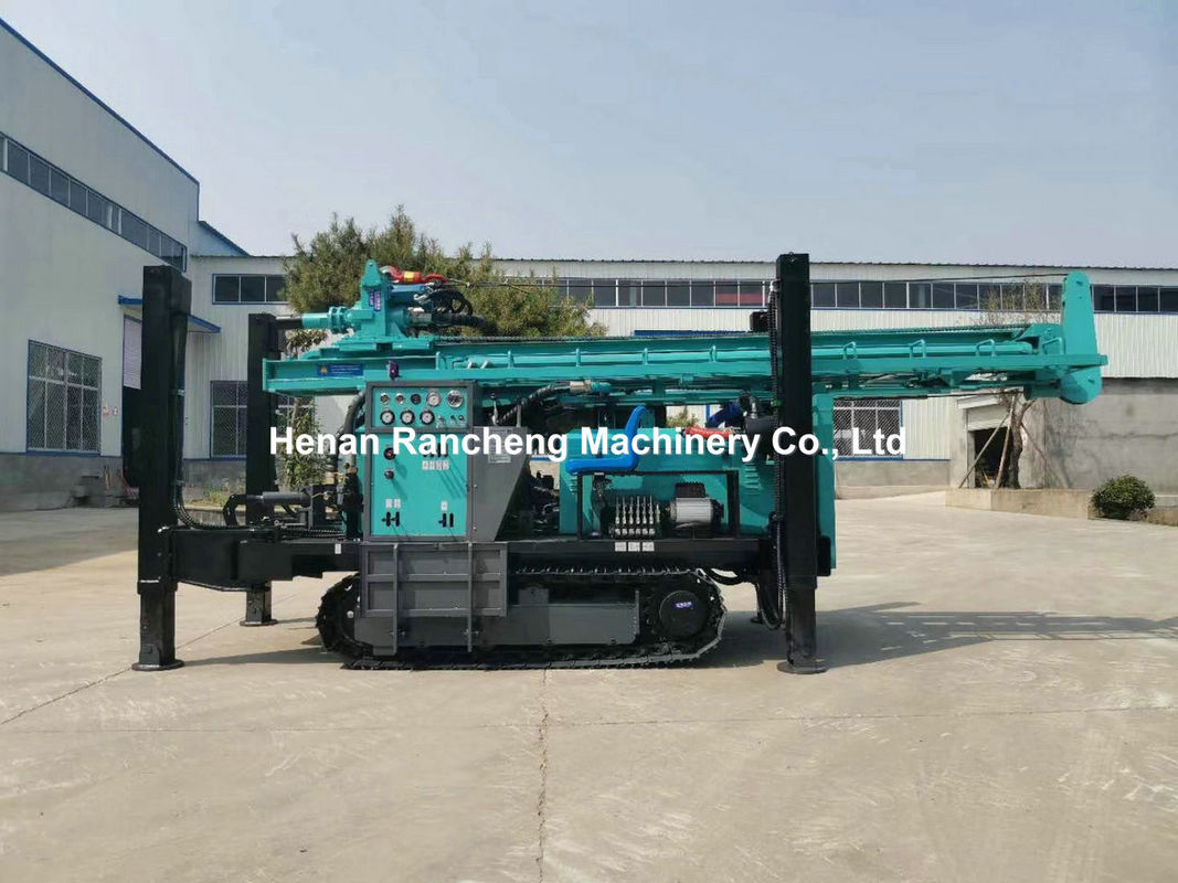 เครื่องเจาะหลุมขุด 280m Crawler พร้อมเครื่องบดอากาศ เครื่องเจาะบ่อน้ํา