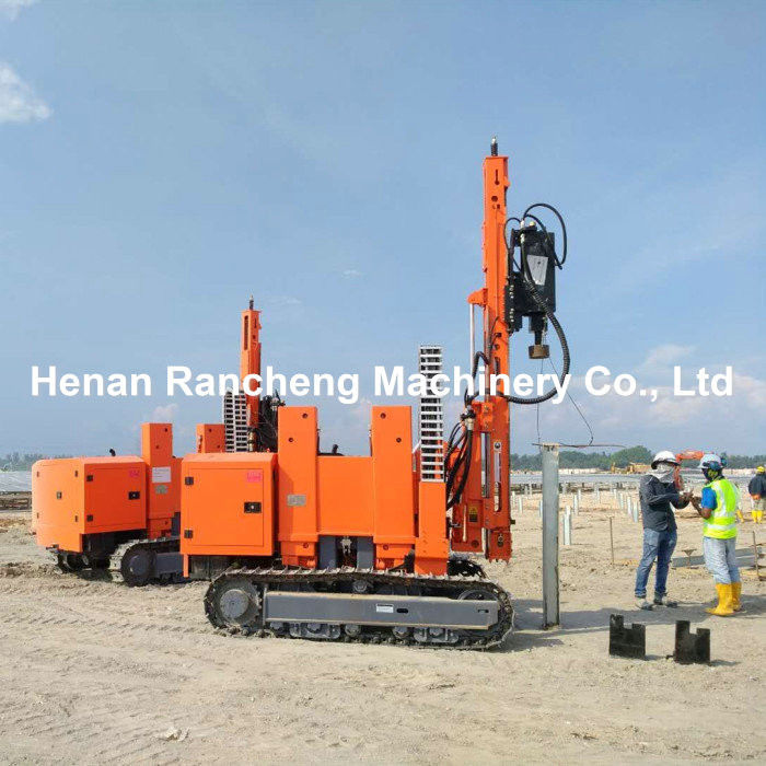 114HP เครื่องเจาะ / เครื่องขับพูลไฟฟ้า / เครื่อง / อุปกรณ์สําหรับการติดตั้งพูลแสงอาทิตย์