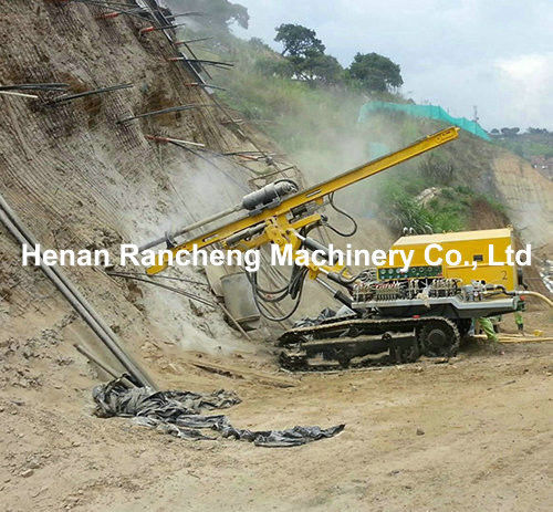 60m เครื่องขุดขนาดเล็ก แบบ DTH เครื่องขุดแบบหมุน