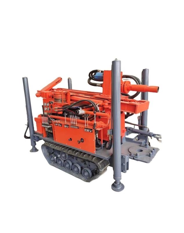 เครื่องเจาะบ่อน้ําความลึก 180m เครื่องเจาะบ่อน้ํา 77.3KW เครื่องยนต์