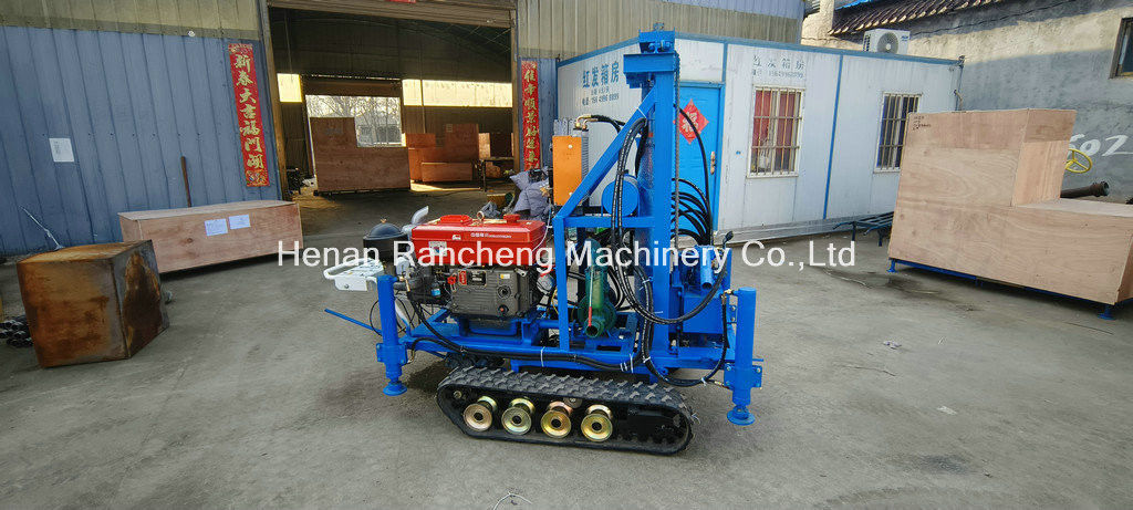 การใช้งานง่าย RCS200C ยาง Crawler พกพาเครื่องเจาะด้วยความลึก 150m กว้าง 450mm