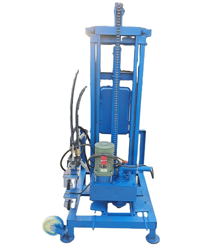 เครื่องเจาะบ่อน้ําแบบพกพา ความลึก 150m 11KW มอเตอร์ไฟฟ้าสามเฟส