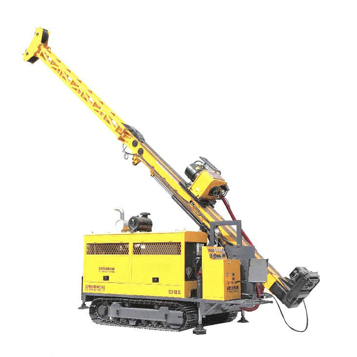 680m - 1500m ความลึก Core Drilling Rig 195HP เครื่องเจาะเครื่องยนต์ดีเซล
