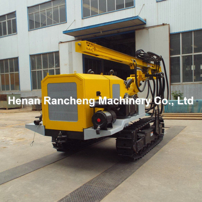 การสํารวจเหมืองทองคํา DTH Drilling Rig With Rotary Head สําหรับการระเบิดหิน