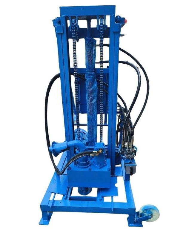 เครื่องเจาะบ่อน้ําขนาดเล็กพกพา 11KW 1500mm ไม้เจาะ Dia 150m หอบลึก