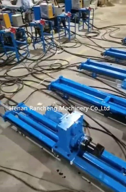 40-60m ไฮดรอลิก Anchor Drilling Rig ประเภทแบ่งด้วยพลังงานมอเตอร์ไฟฟ้า 7.5KW