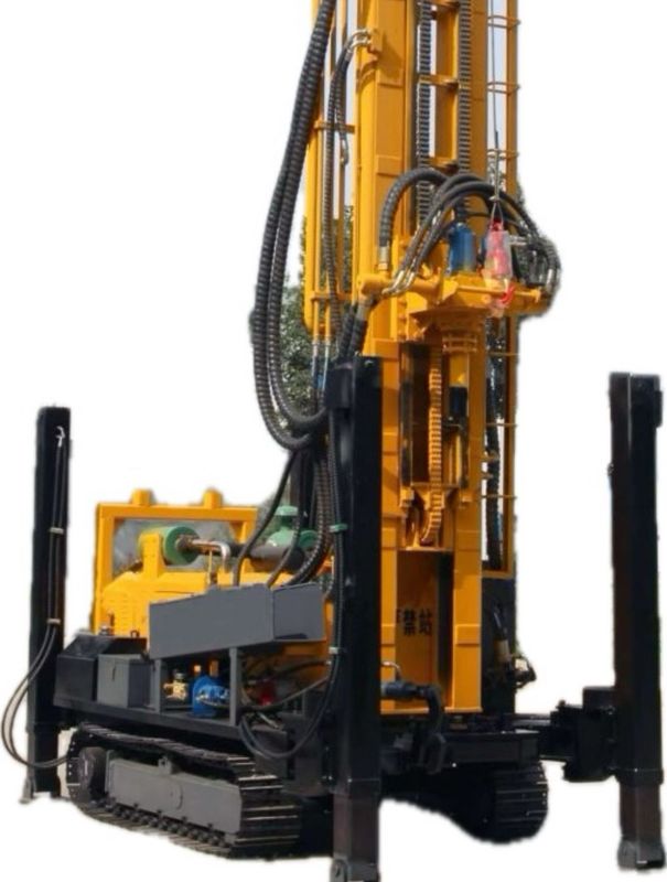 กล่องเจาะแบบไฮดรอลิกลึก DTH กล่องเจาะน้ํา แบบ 350m เครื่องเจาะ