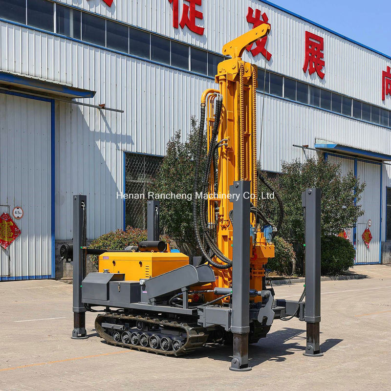 ขายร้อน ความลึก 200m เครื่องขุดบ่อน้ําติดเครื่องขุดน้ํา 58KW YuChai เครื่องยนต์ดีเซล