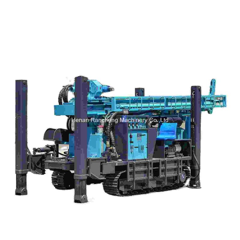 เครื่องเจาะบ่อน้ําขนาด 350 เมตร ที่ติดเครื่องขบวนด้วยเครื่องยูชาย 91KW