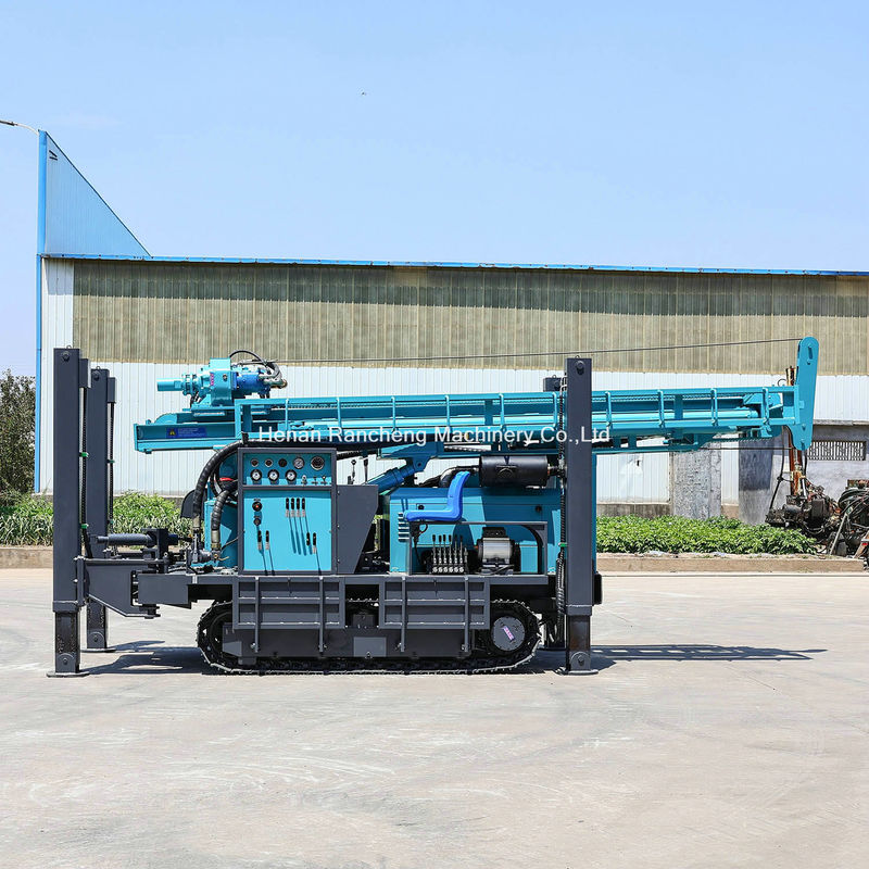เครื่องเจาะบ่อน้ําขนาด 350 เมตร ที่ติดเครื่องขบวนด้วยเครื่องยูชาย 91KW