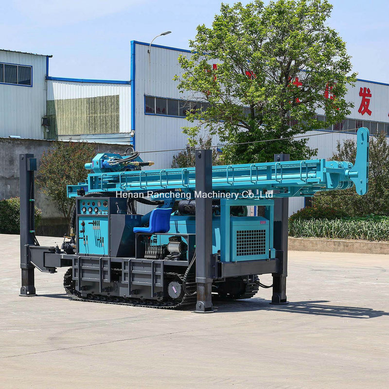 เครื่องเจาะบ่อน้ําขนาด 350 เมตร ที่ติดเครื่องขบวนด้วยเครื่องยูชาย 91KW