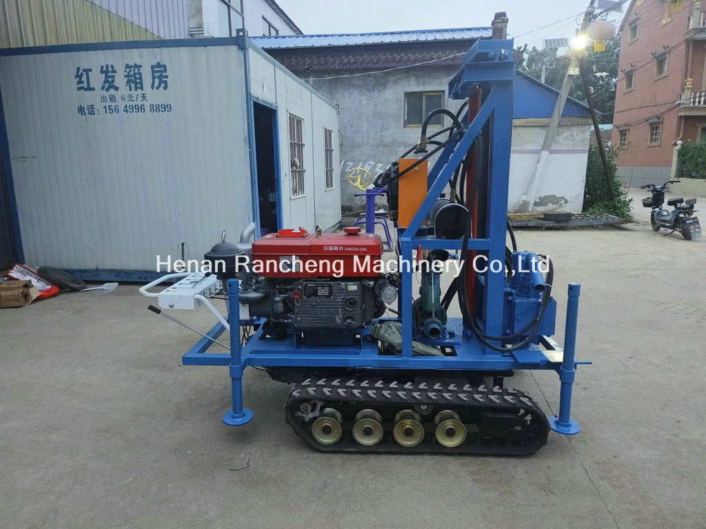 ความเข้มความสามารถสูง 160m พกพาน้ําบ่อเจาะเบาด้วยเครื่องยนต์ 35HP