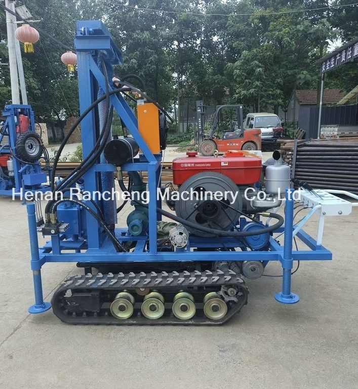 ความเข้มความสามารถสูง 160m พกพาน้ําบ่อเจาะเบาด้วยเครื่องยนต์ 35HP