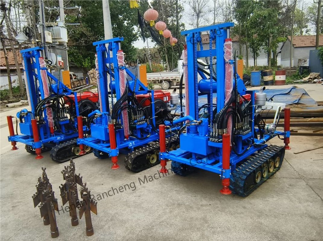อุปกรณ์เจาะบ่อน้ําขนาดเล็กขนาดเล็กขนาดเล็ก 160m มีประสิทธิภาพสูง