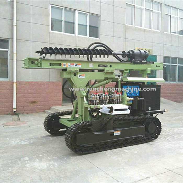 กว้างขวางขุดสูงสุด 400 มม RC130Y Micro Pile Rig แก้ไขการเจาะที่หลากหลายสําหรับบ่อน้ํา