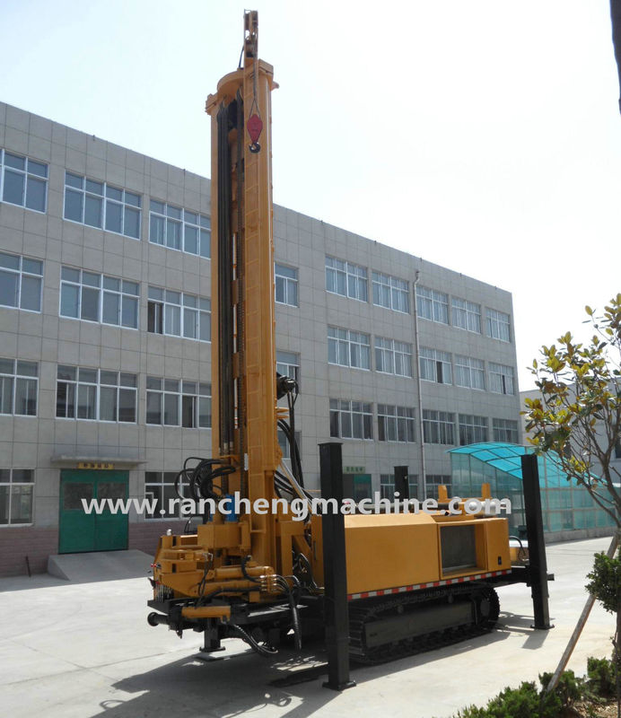 RCF800C เครื่องเจาะ 800m เครื่องเจาะ Cummins เครื่องยนต์ Steel Crawler Type