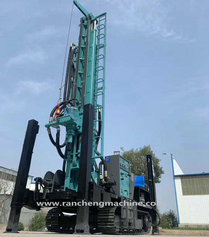 เครื่องเจาะหินลึก 280m เครื่องเจาะหินระบายอากาศ DTH