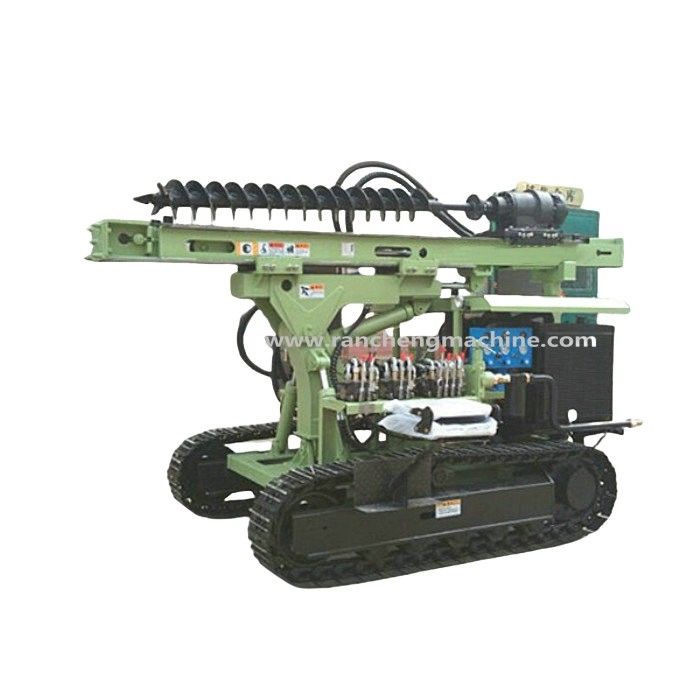 RC130Y Micro Pile Rig ยอดเยี่ยม 400mm กว้างเจาะ เหมาะสําหรับหลากหลายน้ําบ่อน้ํา Auger ค้อนและ DTH การเจาะ