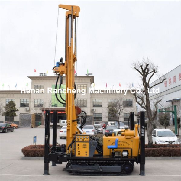 เครื่องเจาะบ่อน้ําน้ําแบบไฮดรอลิก DTH ความลึก 800m สําหรับเจาะหลุม