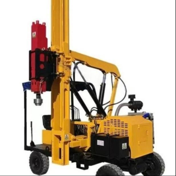 เครื่องขับไฟฟ้าพลังแสงอาทิตย์ พร้อมเครื่อง 39KW ความลึกการเจาะ 170 ซม ความสูงการเจาะ 2600 มม