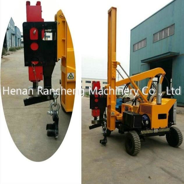เครื่องขับไฟฟ้าพลังแสงอาทิตย์ พร้อมเครื่อง 39KW ความลึกการเจาะ 170 ซม ความสูงการเจาะ 2600 มม