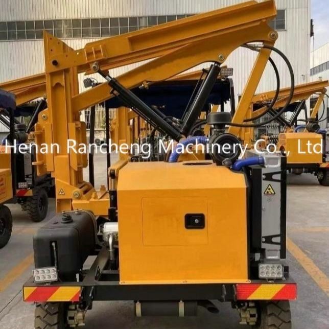 เครื่องขับไฟฟ้าพลังแสงอาทิตย์ พร้อมเครื่อง 39KW ความลึกการเจาะ 170 ซม ความสูงการเจาะ 2600 มม