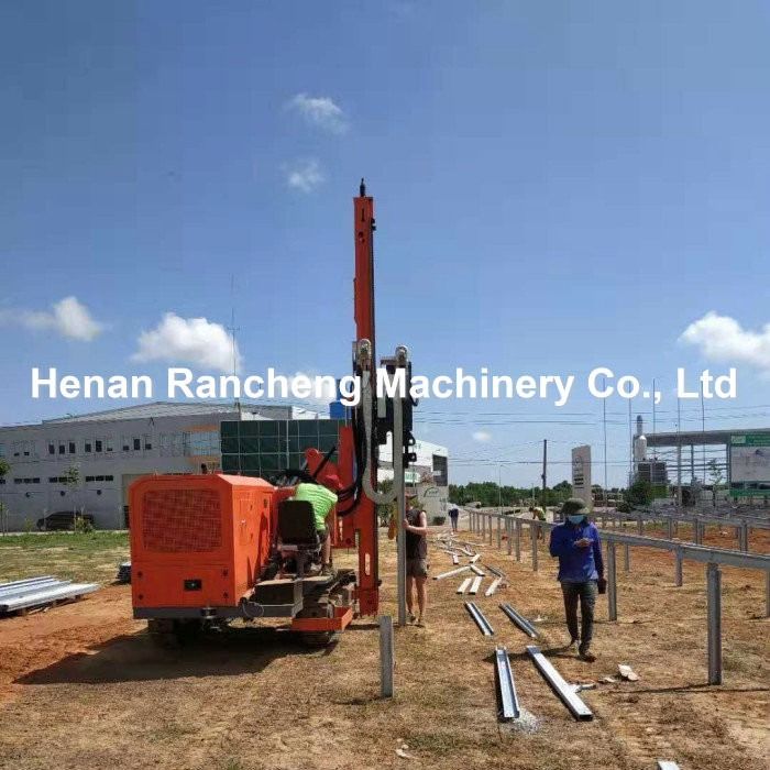 เครื่องเจาะไฮดรอลิก RC260Y โมเดลทั้งเจาะหมุนและ Ramming หัว Ramming สําหรับท่อ Ramming Max 6m