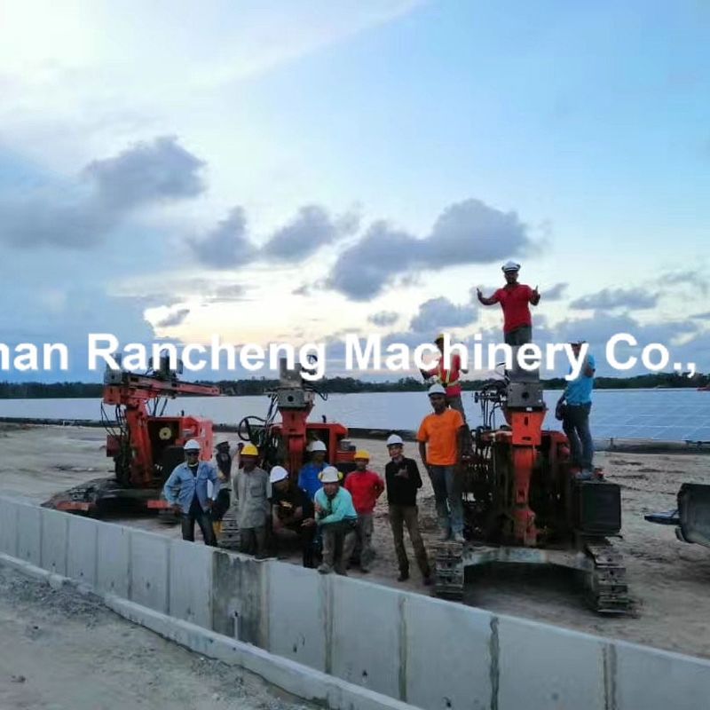 เครื่องเจาะไฮดรอลิก RC260Y โมเดลทั้งเจาะหมุนและ Ramming หัว Ramming สําหรับท่อ Ramming Max 6m