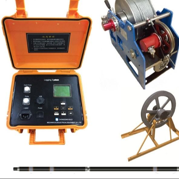 อุปกรณ์การเก็บหุบ 300m RCQ-2D พร้อมเครื่องสํารวจ Gamma Density Sidewall JMZD-2D