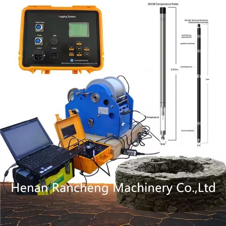 อุปกรณ์การเก็บหุบ 300m RCQ-2D พร้อมเครื่องสํารวจ Gamma Density Sidewall JMZD-2D