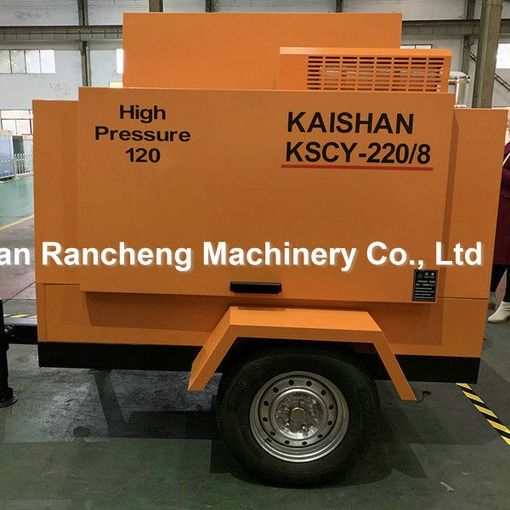 1400kg พกพา ไดเซลสกรู เครื่องปรับอากาศ 55KW สําหรับความดันการทํางาน 8Bar