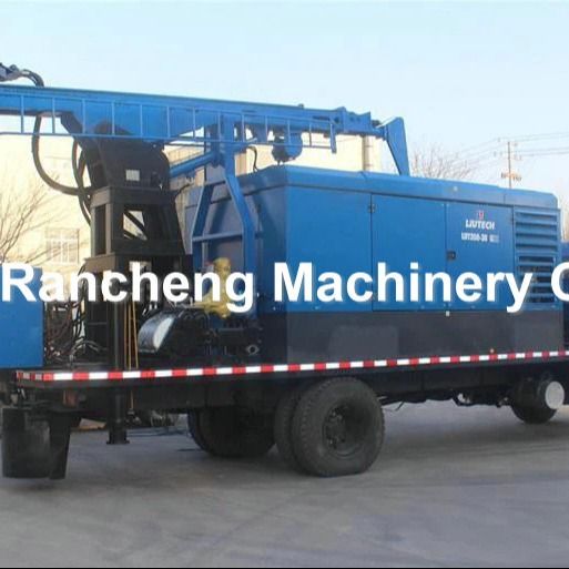 เครื่องเจาะบ่อน้ําลึก 200 เมตร พร้อมกับ 118HP Cu-mmins สําหรับ 115-350 มม