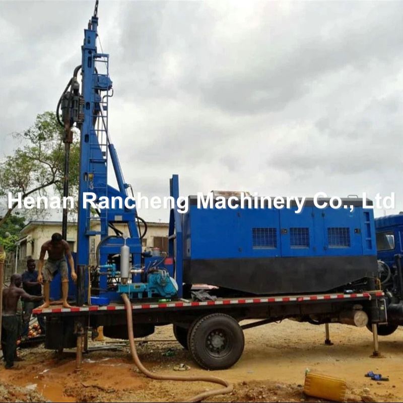 เครื่องเจาะบ่อน้ําลึก 200 เมตร พร้อมกับ 118HP Cummins สําหรับ 115-350 มม