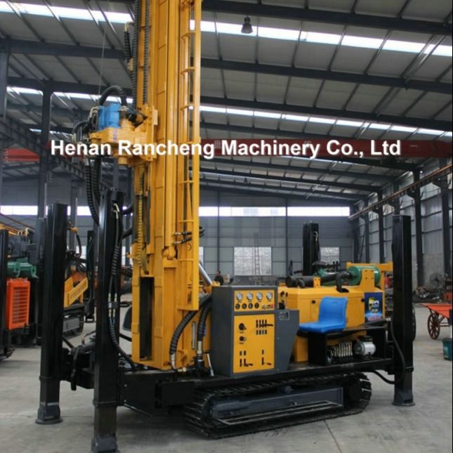 680m อัตโนมัติ Crawler จัดเครื่องยนต์ดีเซล ช่องเจาะ DTH เครื่องเจาะบ่อน้ํา Pneumatic