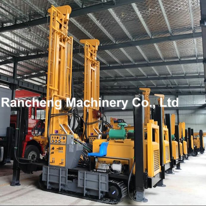 RCF800C เครื่องเจาะหลายฟังก์ชัน ความลึก 800m เครื่องเจาะไฮดรอลิก พร้อมเครื่องยนต์ Cummins 154KW