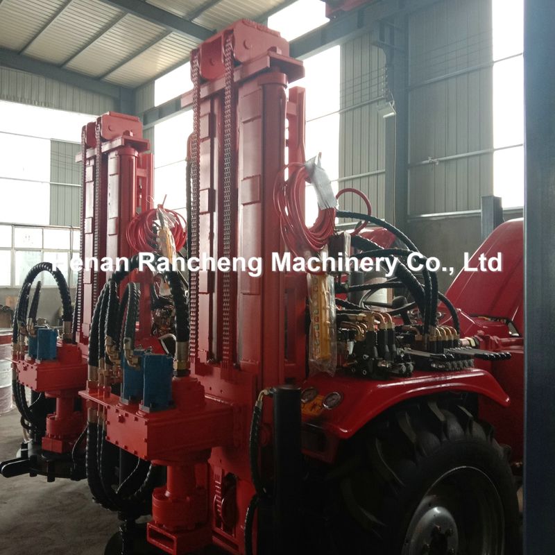 เครื่องเจาะรู พร้อมแรงยก 1.4T ของ winch สําหรับการทํางานที่มั่นคง