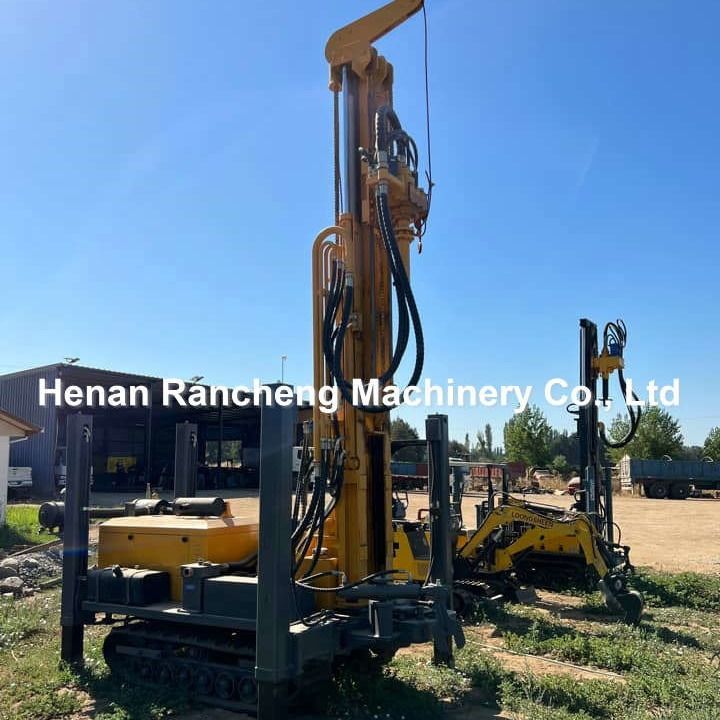เครื่องเจาะบ่อน้ํา 200m Crawler เครื่องเจาะเหมือง