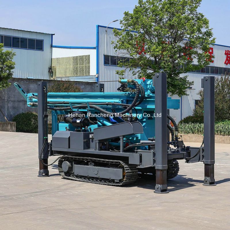 เครื่องเจาะบ่อน้ําน้ํา 280m ไดเซล ไฮดรอลิก พลังงาน CE / ISO รับรองสําหรับหมู่บ้าน / การชลประทาน