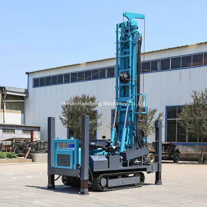เครื่องเจาะบ่อน้ําน้ํา 280m ไดเซล ไฮดรอลิก พลังงาน CE / ISO รับรองสําหรับหมู่บ้าน / การชลประทาน