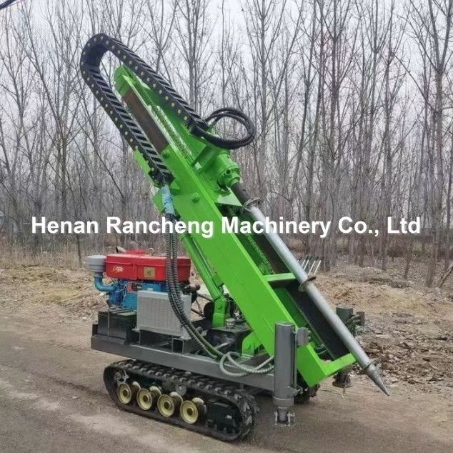 1.2T 30m 30HP พลังงานเครื่องยนต์ Crawler ไดรฟ์พูลแสงอาทิตย์ด้วย 4 ขาไฮดรอลิก