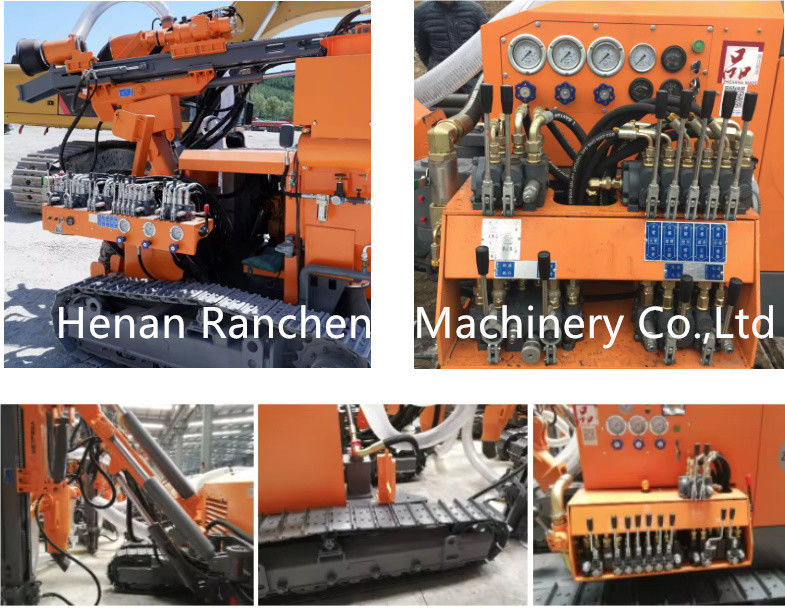 RCZ412B-1 เครื่องเจาะพื้นผิว DTH ที่แยกตัว ด้วยพลังงาน 58KW ความลึก 20m ในคลัง