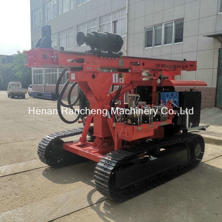 RC130Y Solar Pile Driver เป็นเครื่องเจาะหลุมล่าง และเส้นกว้างเจาะคือ 400mm