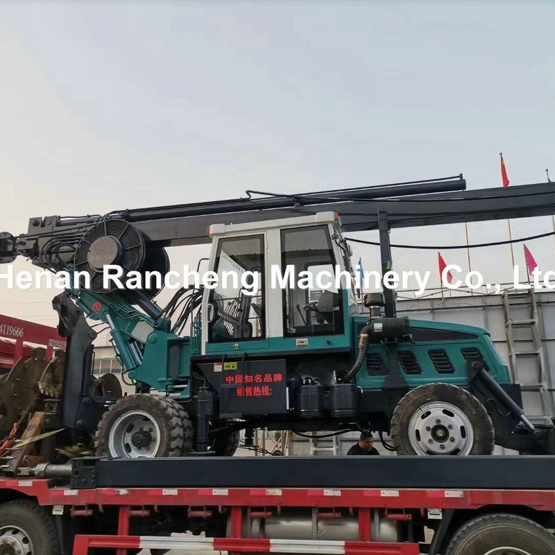 500-1500 มิลลิเมตร มุมมองล้อประเภท Auger Piling Rig สําหรับ 30-50 r / Min ความเร็วหมุนของหัวแรง