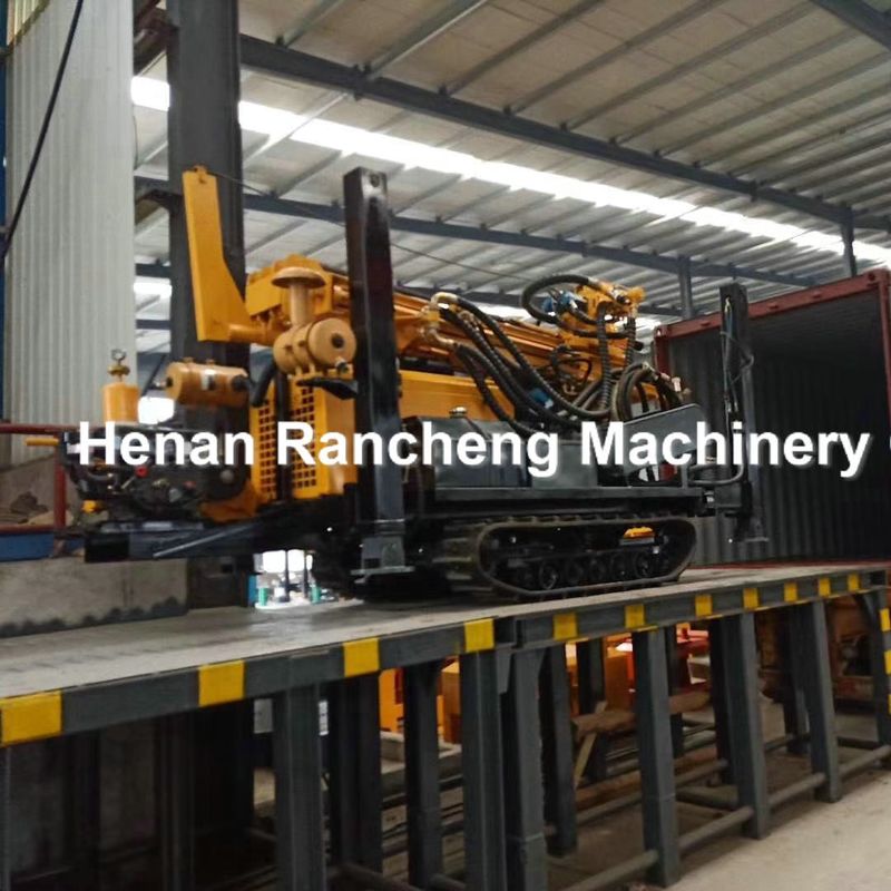 เครื่องเจาะบ่อน้ําน้ําแบบไฮดรอลิก ขนาด 260m Deep Crawler Mounted