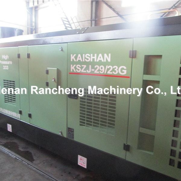 29m3/Min (1025cfm) เครื่องปรับอากาศ ความจุอากาศ:1036CFM ความดันทํางาน:23bar 400HP Yuchai Engine