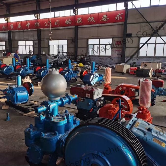 พลังงาน 185KW ความดันสูงสุด 7MPa ปั๊มดินเจาะสําหรับโครงการบ่อน้ําลึก 1000m 7200kg