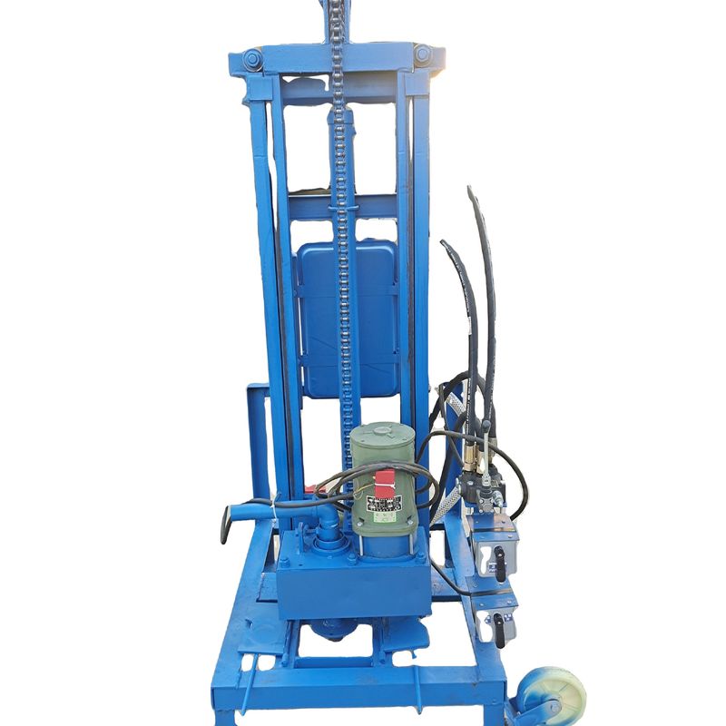 เครื่องเจาะบ่อน้ําแบบพกพาไฟฟ้าลึก 100 เมตร พร้อมเครื่องยนต์ 22 HP ความจุสูงสุด 40 กิโลกรัม