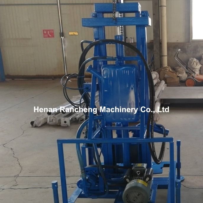 เครื่องเจาะบ่อน้ําแบบพกพาไฟฟ้าลึก 100 เมตร พร้อมเครื่องยนต์ 22 HP ความจุสูงสุด 40 กิโลกรัม